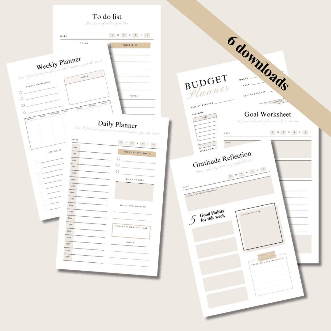 6 worksheet downloads for your business - Keelin Design