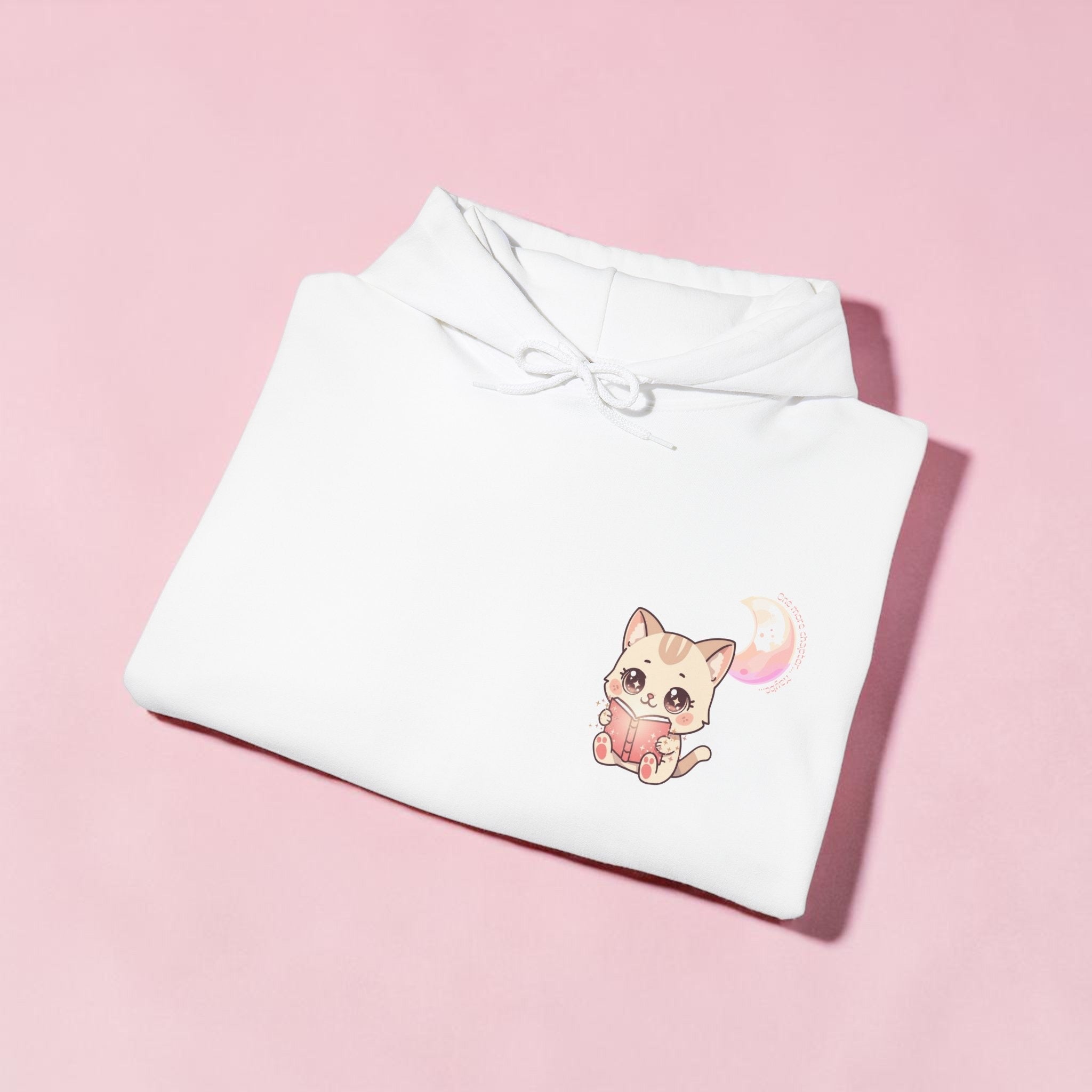 One More Chapter - Beige Kawaii Katje T‑shirt & Tote Bag Design (PNG + SVG)