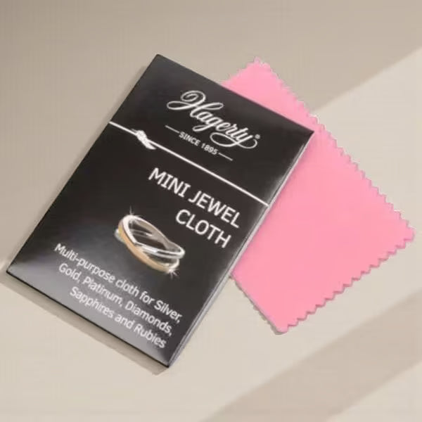 Hagerty Mini Jewel Cloth voor Zilver, Goud, Platina en Edelstenen - Keelin Design