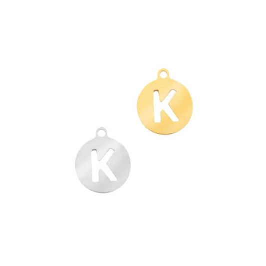 Initiaal hanger "K" - Style Fusion (kies en stel jouw eigen juweel samen) - Hanger - Keelin Design