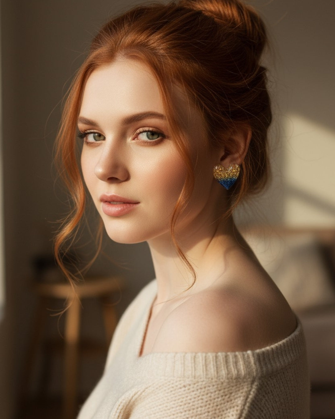 Handgemaakte kleurrijke statement acryl oorbellen uit mijn atelier in Anzegem