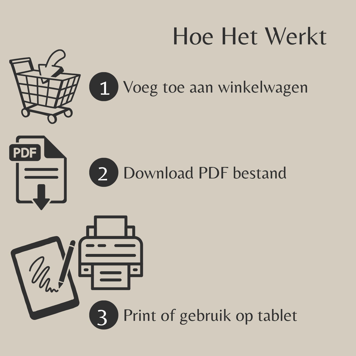 Printbare Planner & Notitieboek 2026 · Zacht Beige Minimalistisch Design, 6 Pagina’s per Maand (A6, PDF)