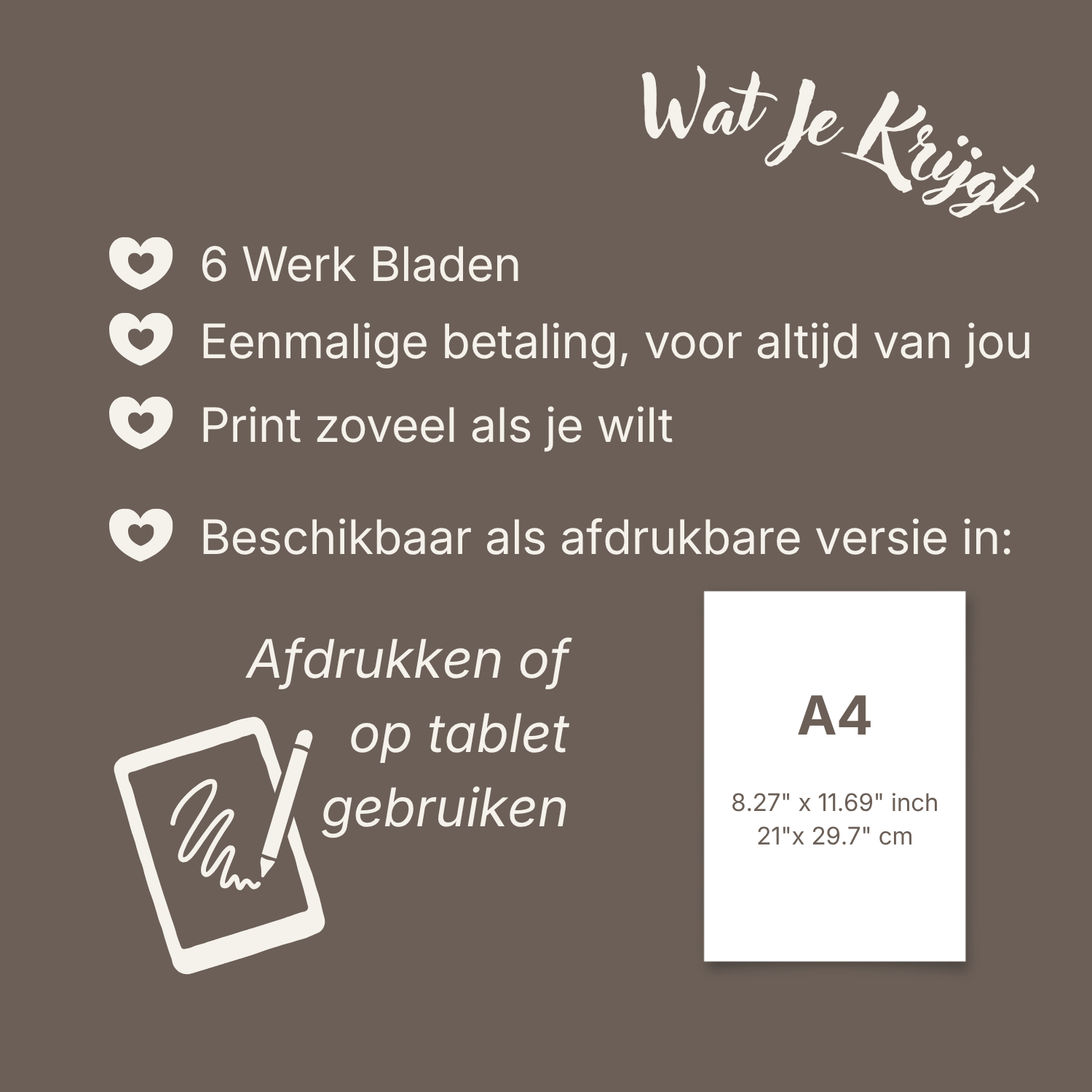 Printbare Planner Bundel Voor Kleine Ondernemers · 6 Printbare Werkbladen voor Doelen, Dankbaarheid, Planning & Budget (A4, PDF)