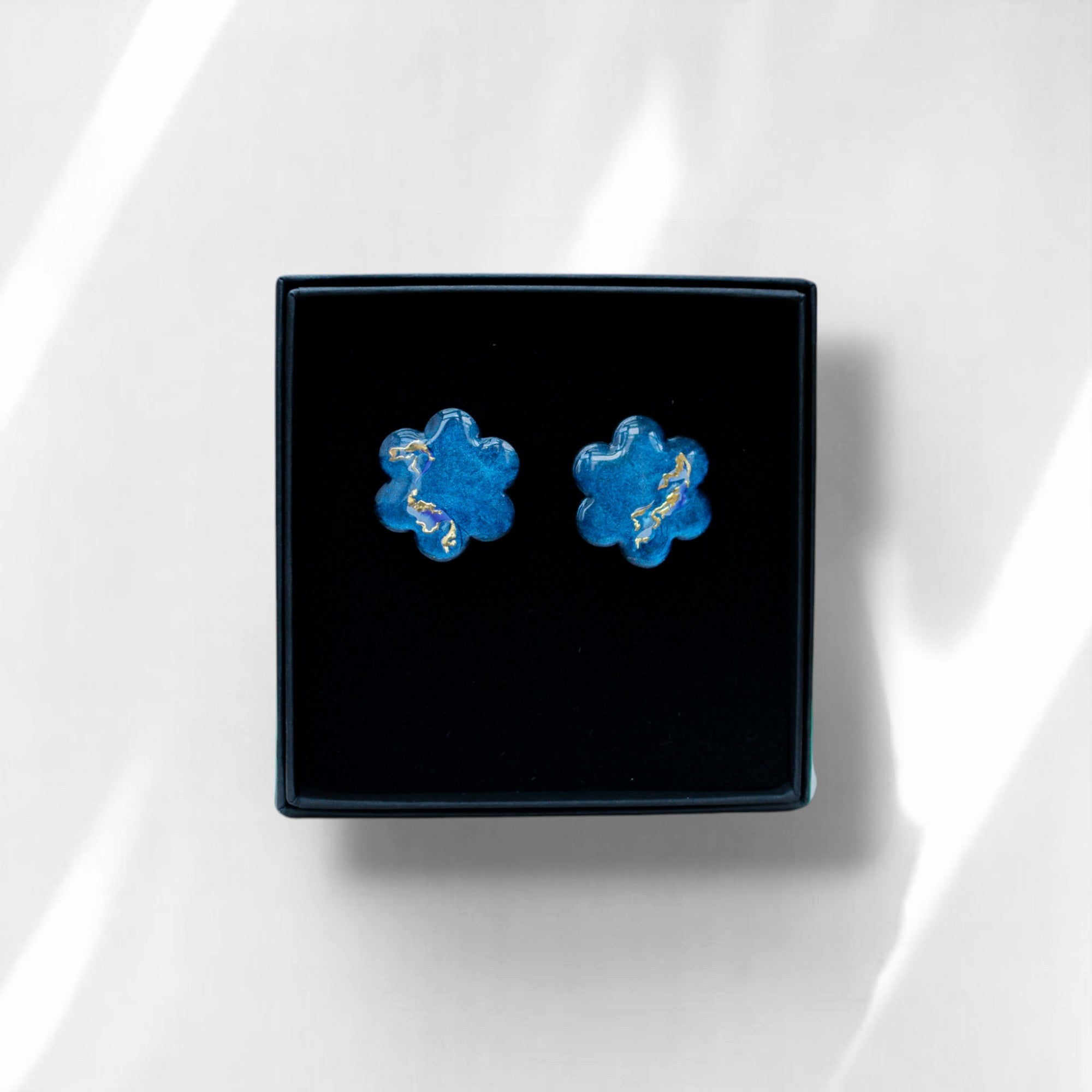 Blair - STARDUST MIDI Bloemen Blauw - Keelin Design