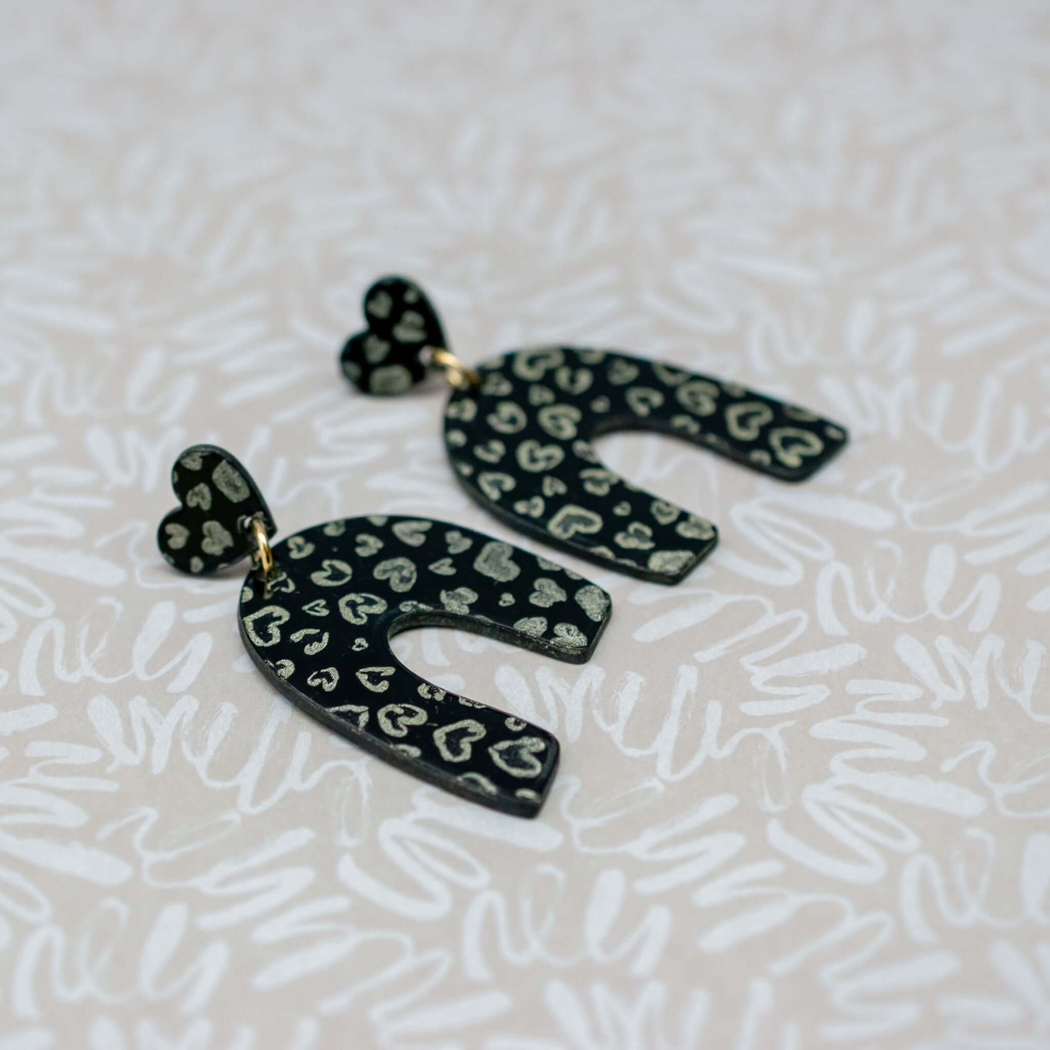 Leopard Love Statement - Love Stories Goud - Keelin Design