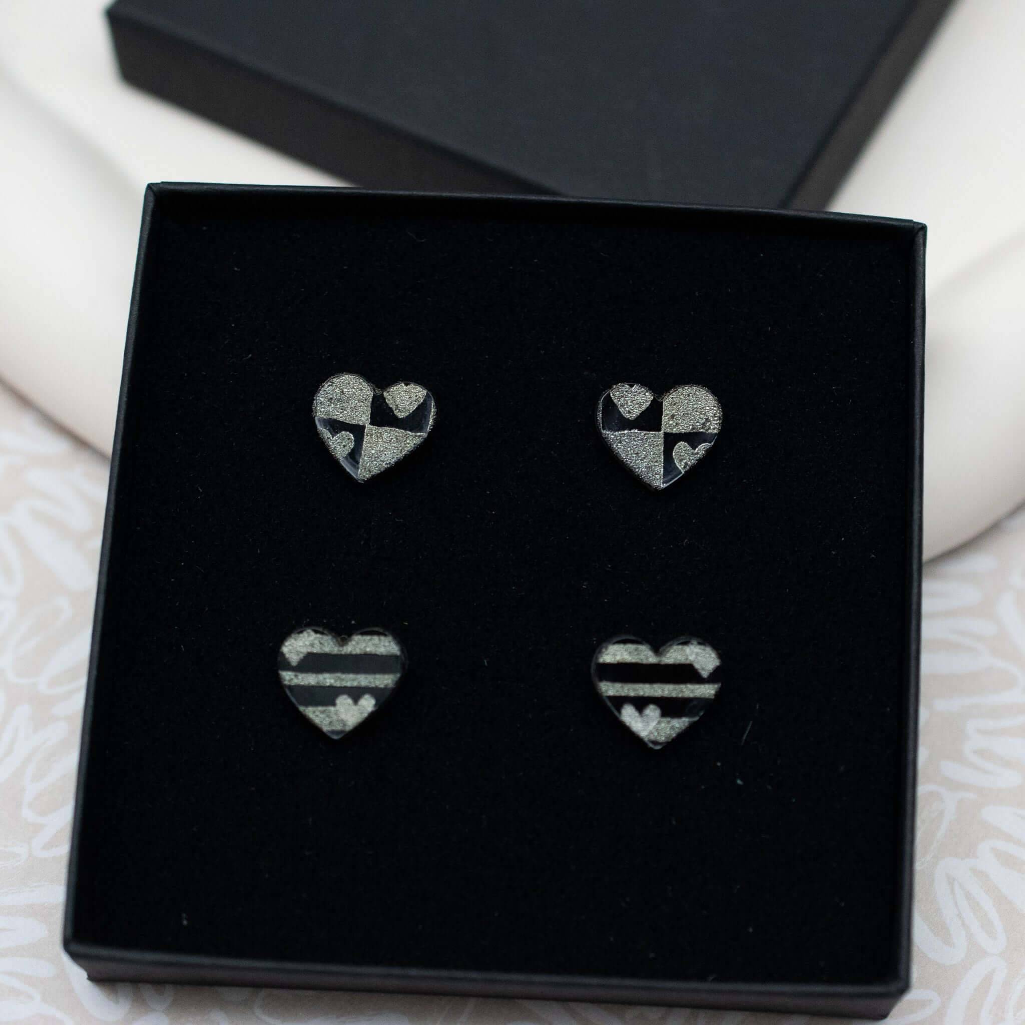 Retro Love SET - Love Stories MINI (2 Paar) Goud - Keelin Design