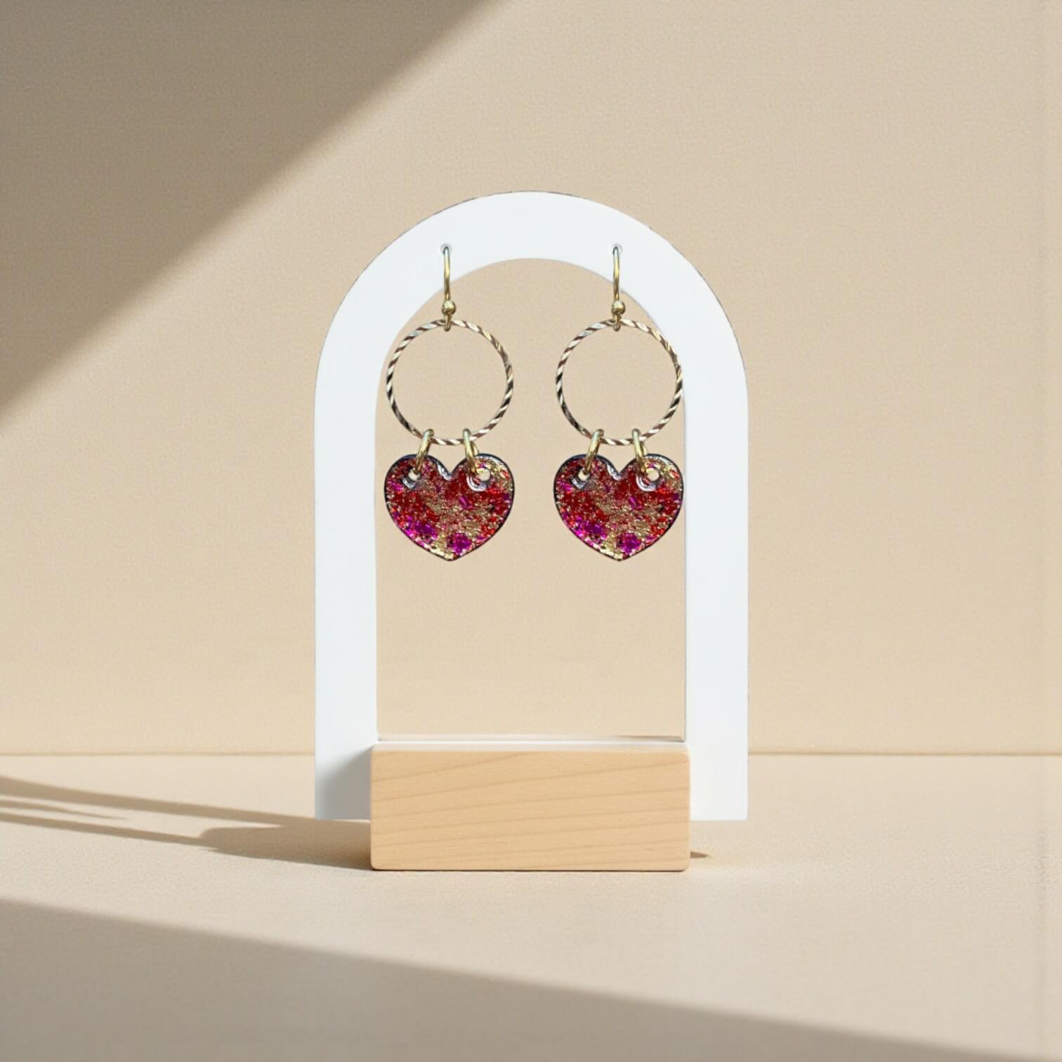 Rosalie · Hartjes Oorbellen - Keelin Design