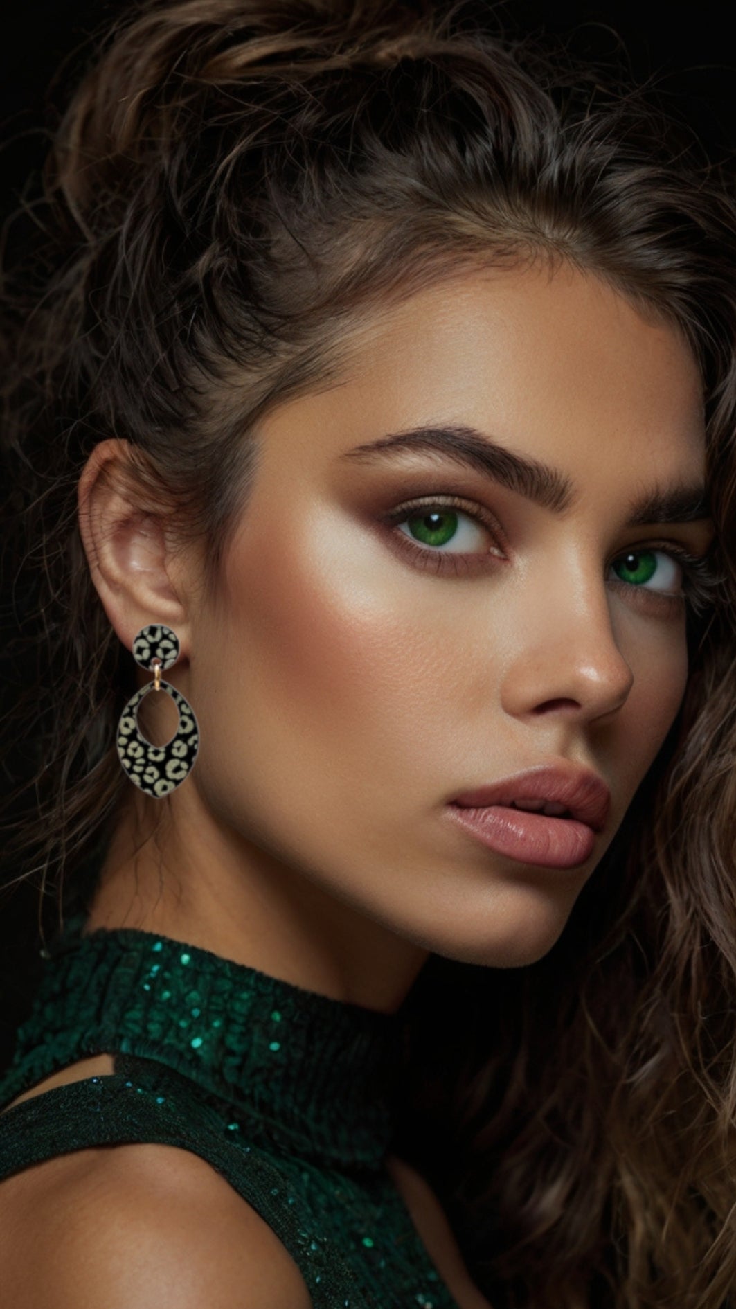Keelin Design - Laser-cut en gegraveerde acryl oorbellen en gepersonaliseerde geschenken - Belgische juwelen - Wild and Chic - Leopard Oorbellen Collectie