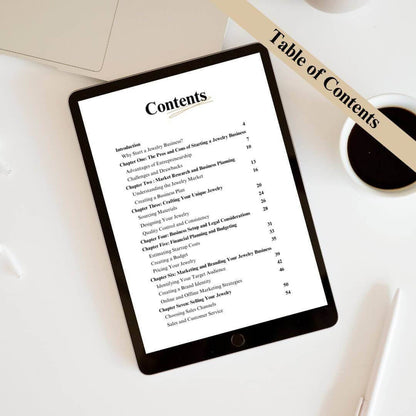 E-BOOK - From Sparkle to Success: A Comprehensive Guide to Starting Your Own Jewelry Business (English) - Keelin Design
