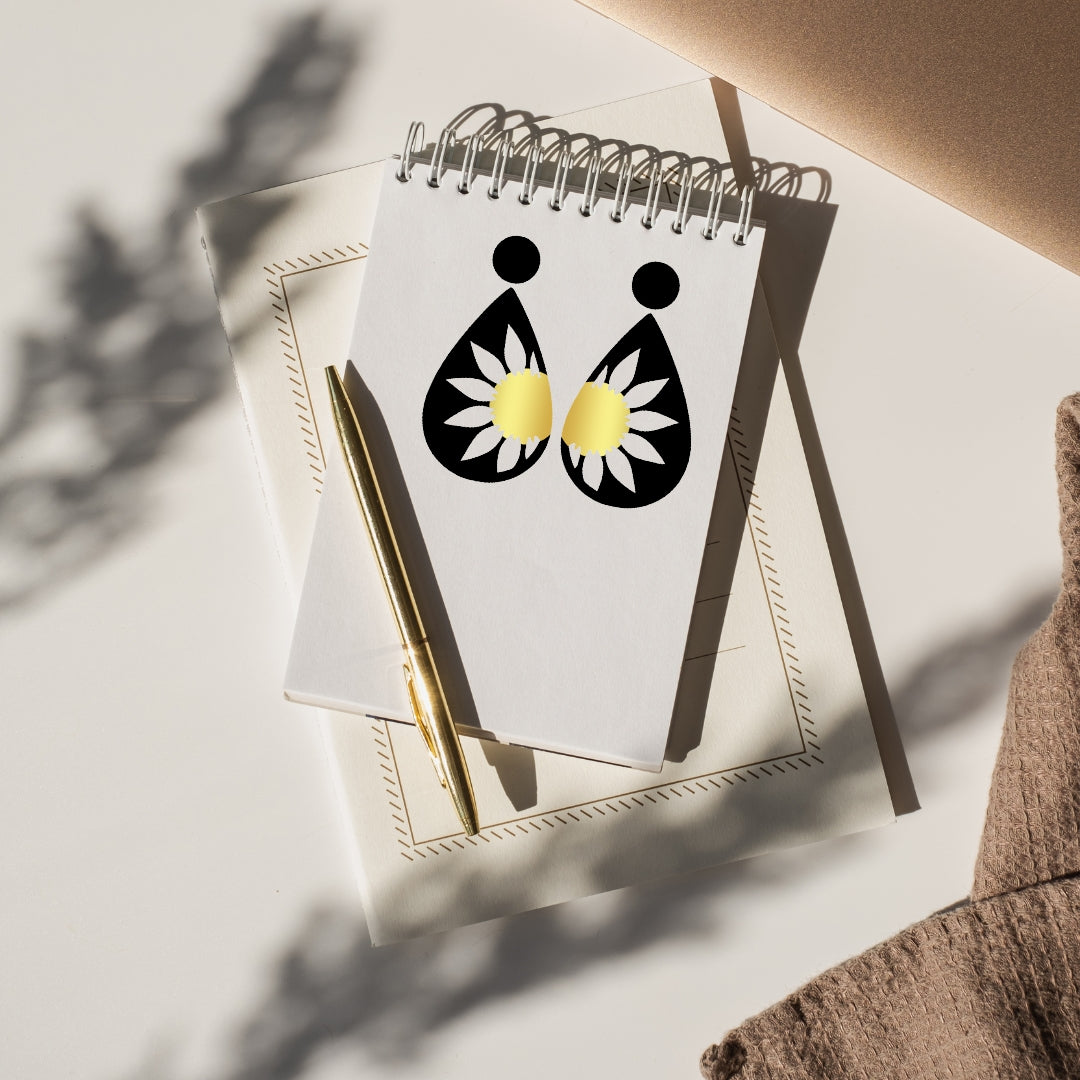 Statement Zonnebloem Oorbellen [Instant Design]