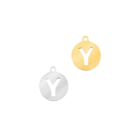 Initiaal hanger "Y" - Style Fusion (kies en stel jouw eigen juweel samen) - Hanger - Keelin Design
