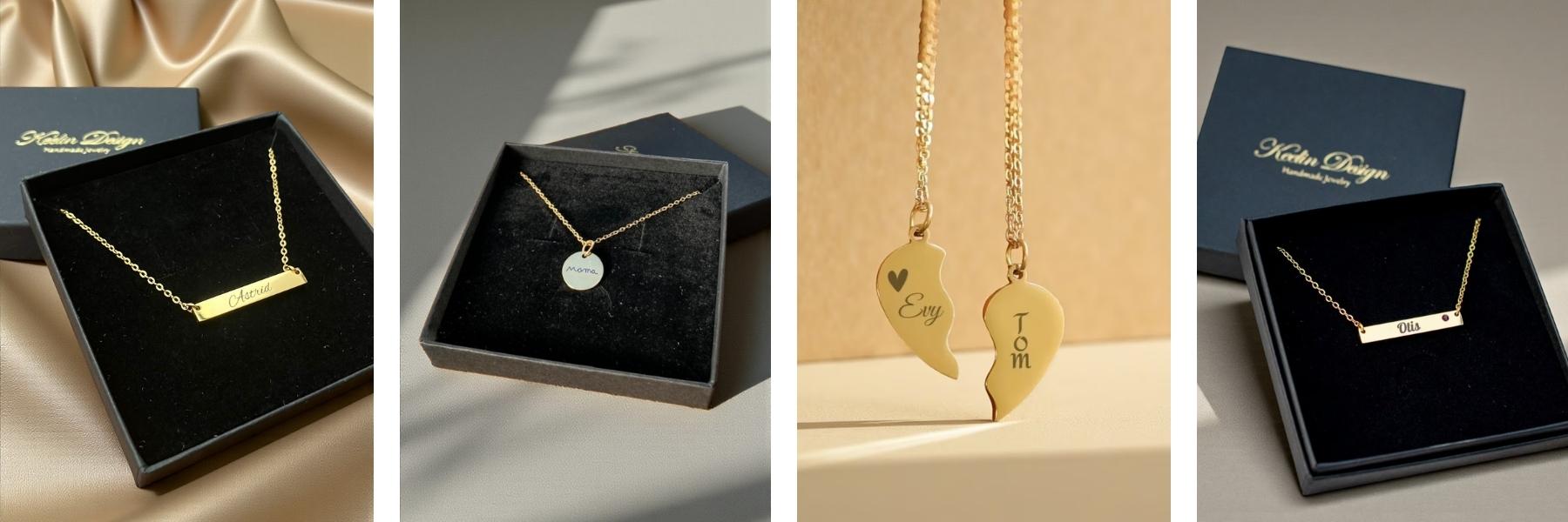 Keelin Design - Ketting personaliseren - Unieke gepersonaliseerde kettingen met gravure