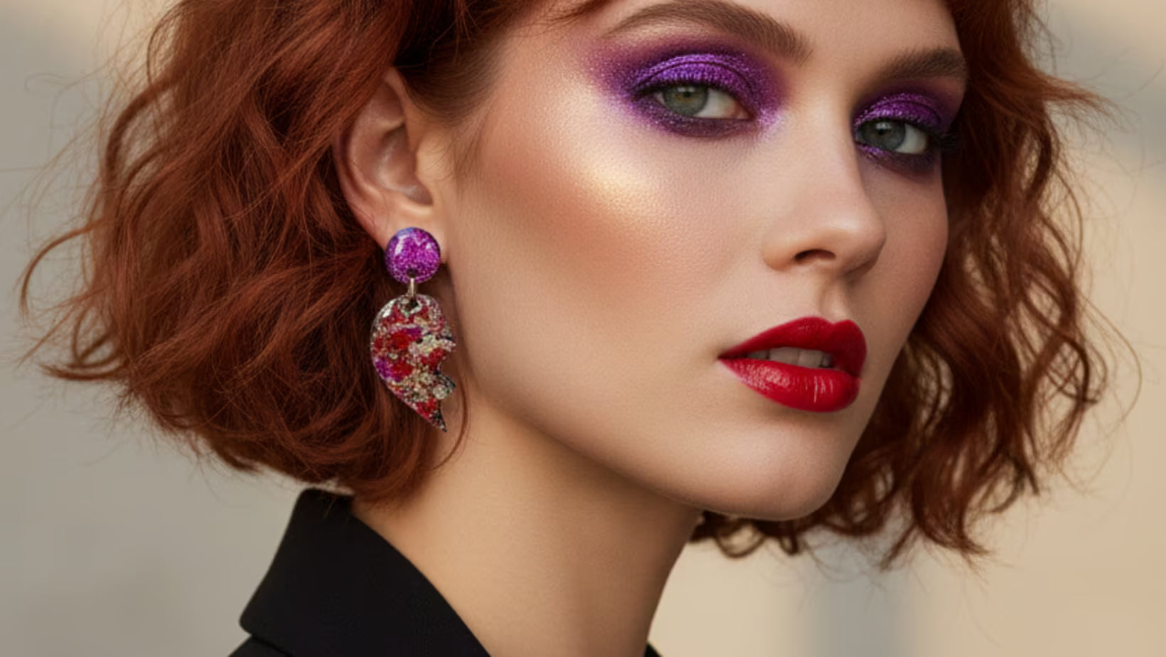 Keelin Design, Handmade Jewelry - Statement Acryl Oorbellen