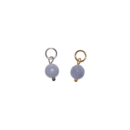 (half)edelsteen hanger "Grijsblauw" - Style Fusion (kies en stel jouw eigen juweel samen) - Hanger - Keelin Design