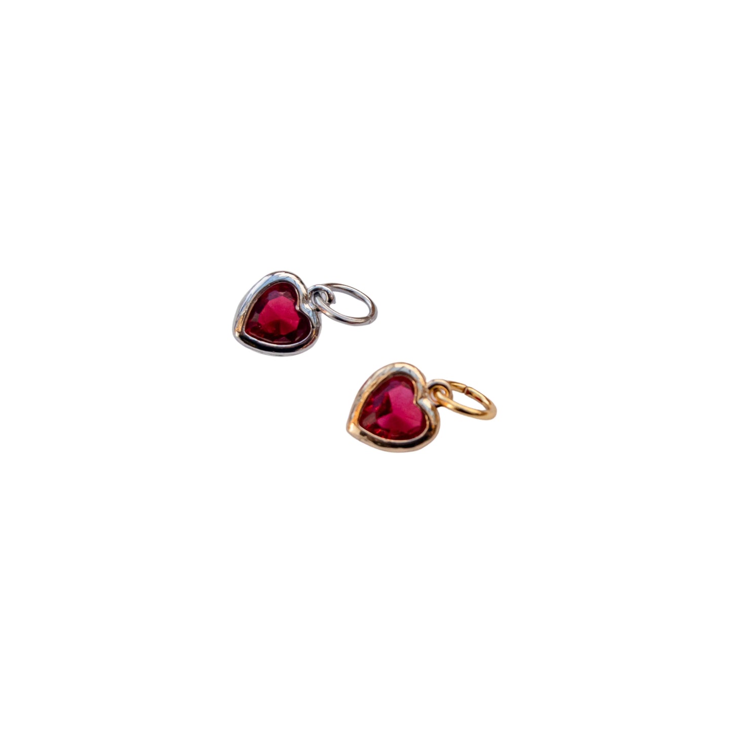 Hanger "Crystal Glas hartje (rood)" - Style Fusion (kies en stel jouw eigen juweel samen) - Hanger - Keelin Design