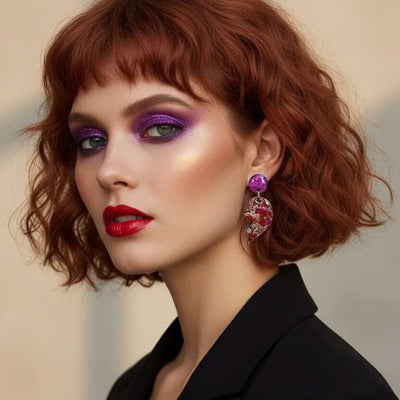 Noor · Gebroken Hart Statement Oorbellen - Keelin Design