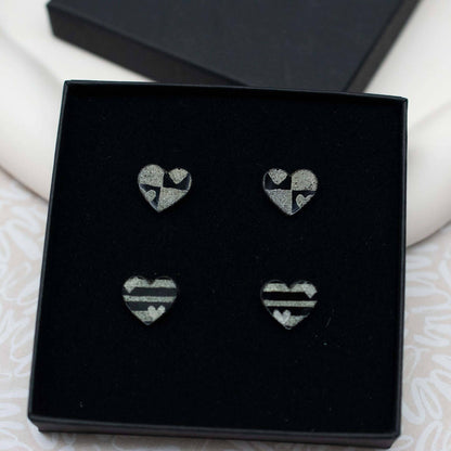 Retro Love SET - Love Stories MINI (2 Paar) Goud - Keelin Design