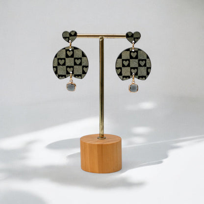 Retro Love Statement - Love Stories Glas Hanger Goud - Keelin Design