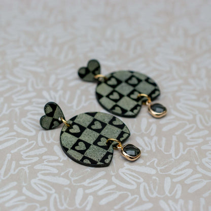 Retro Love Statement - Love Stories Glas Hanger Goud - Keelin Design