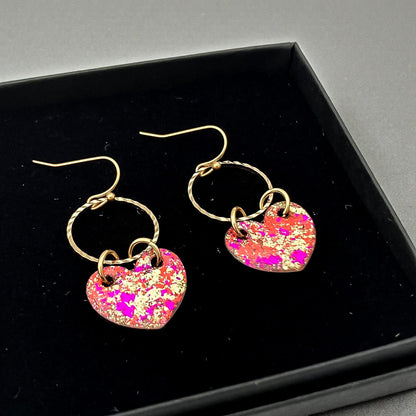 Rosalie – Hartjes Oorbellen met Oorhaakjes - Keelin Design